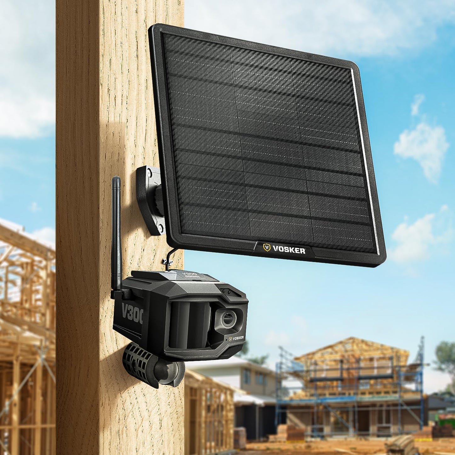 Vosker V300 Ultimate Solar LTE Cellular Security Camera + Ext Solar Power Bank