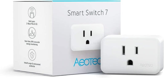 Aeotec ZWave Smart Switch 7 Plug In Smart Switch - evergreenly