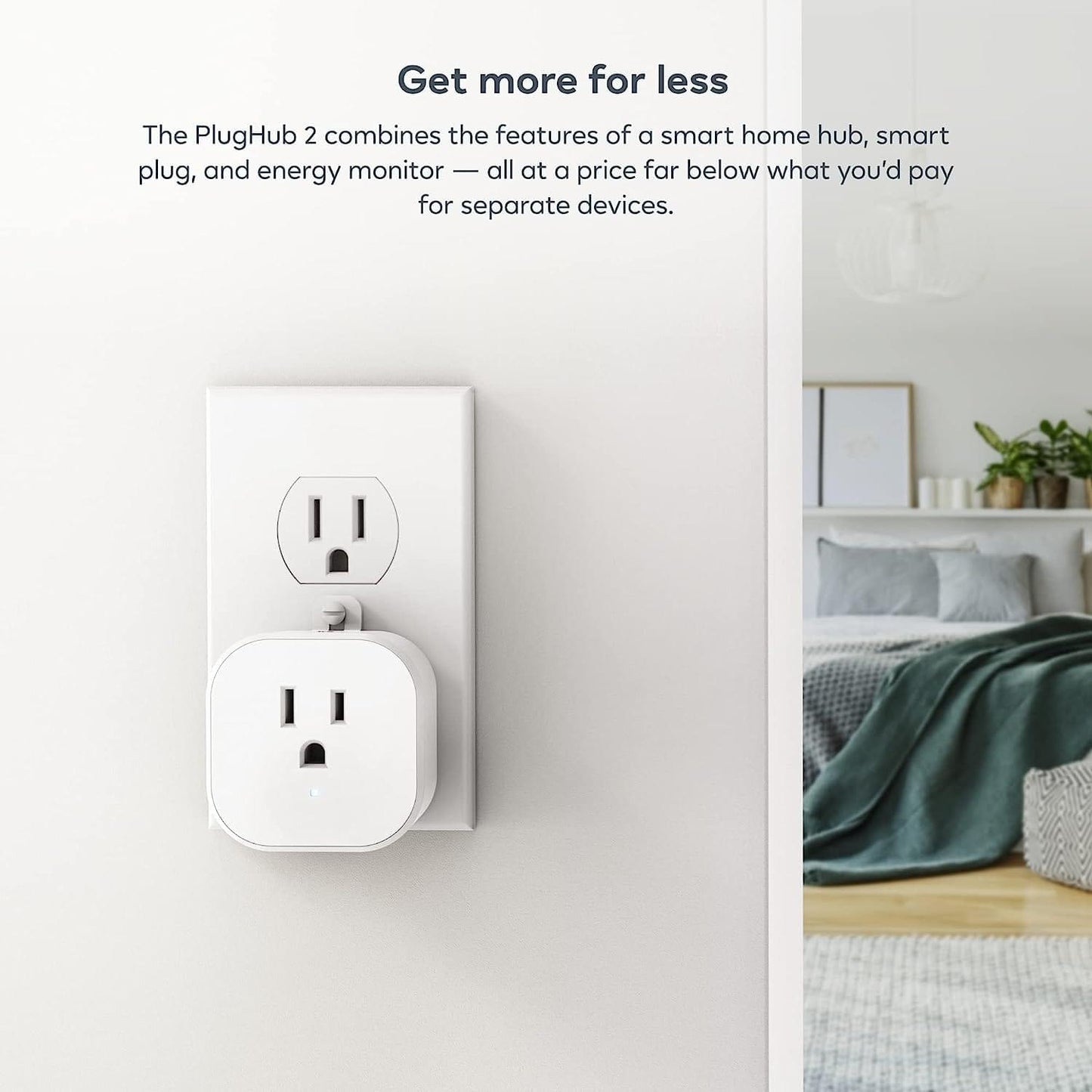 Ezlo Plughub 2 Z Wave Smart Hub and Z Wave Plug In Switch with Energy Monitoring - evergreenly