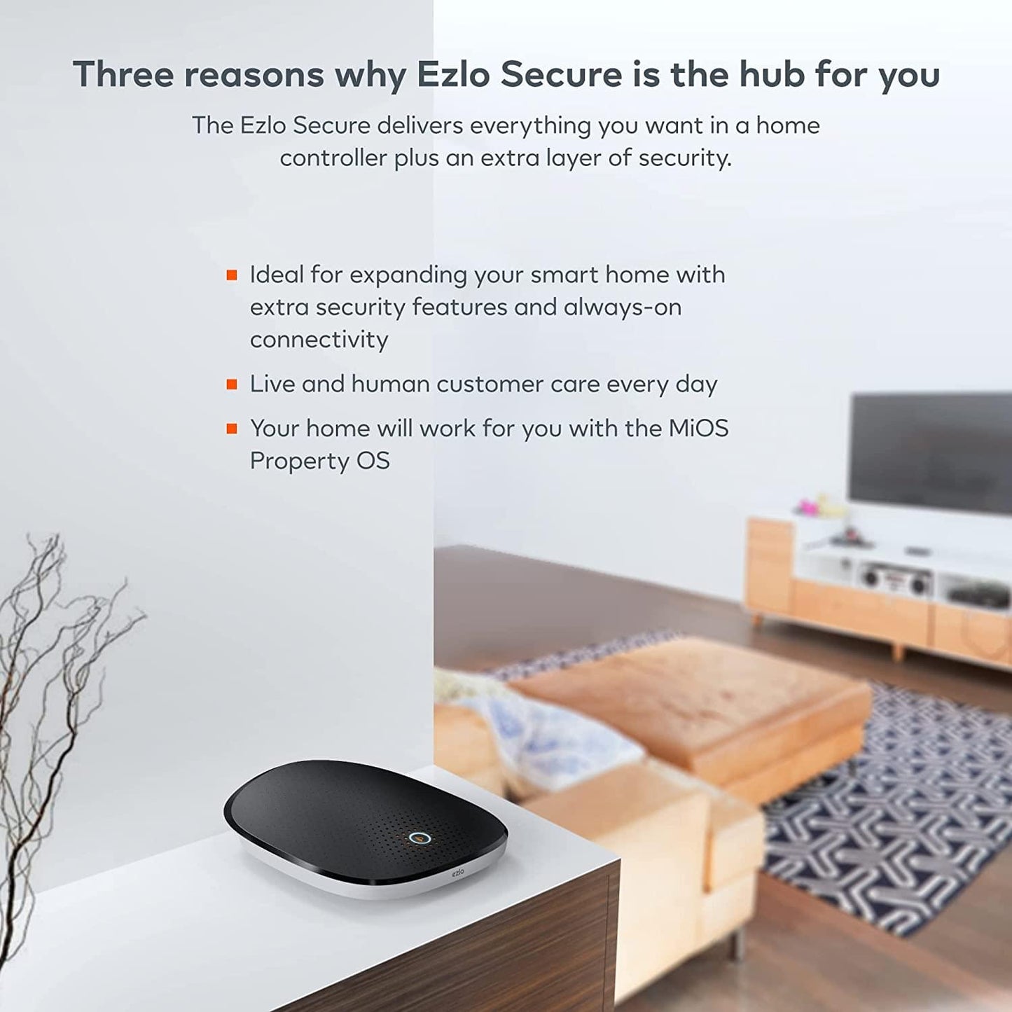 Ezlo Secure Security and Smart Home Hub with ZWave and Zigbee - evergreenly