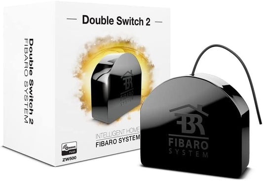 FIBARO Double Switch 2 Zwave Micro Module with Energy Monitoring - evergreenly