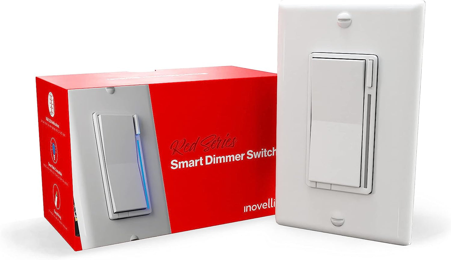 Inovelli Red Series ZWave 800 Series 2-in-1 Wall Dimmer Switch VZW31-SN