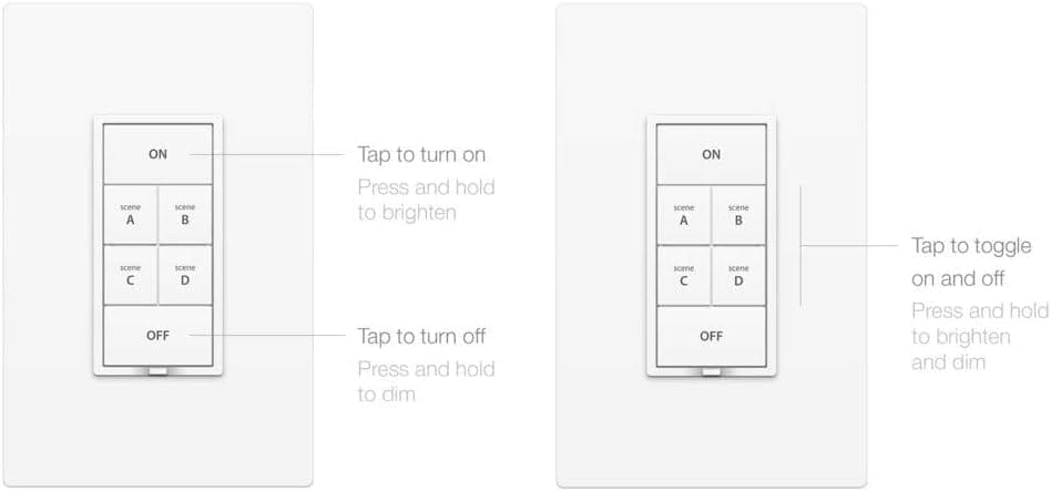 Insteon Dual Band Keypad Dimmer 6 Button White - evergreenly