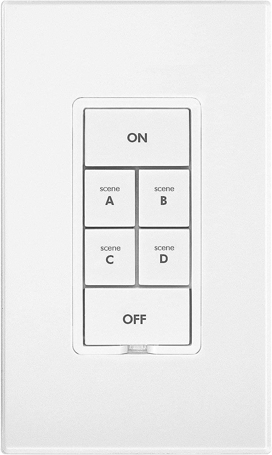 Insteon Dual Band Keypad Dimmer 6 Button White - evergreenly