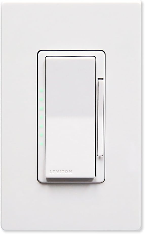 Leviton DZ6HD Decora Smart Zwave Plus Wall Dimmer, LED,CFL, Incandescent