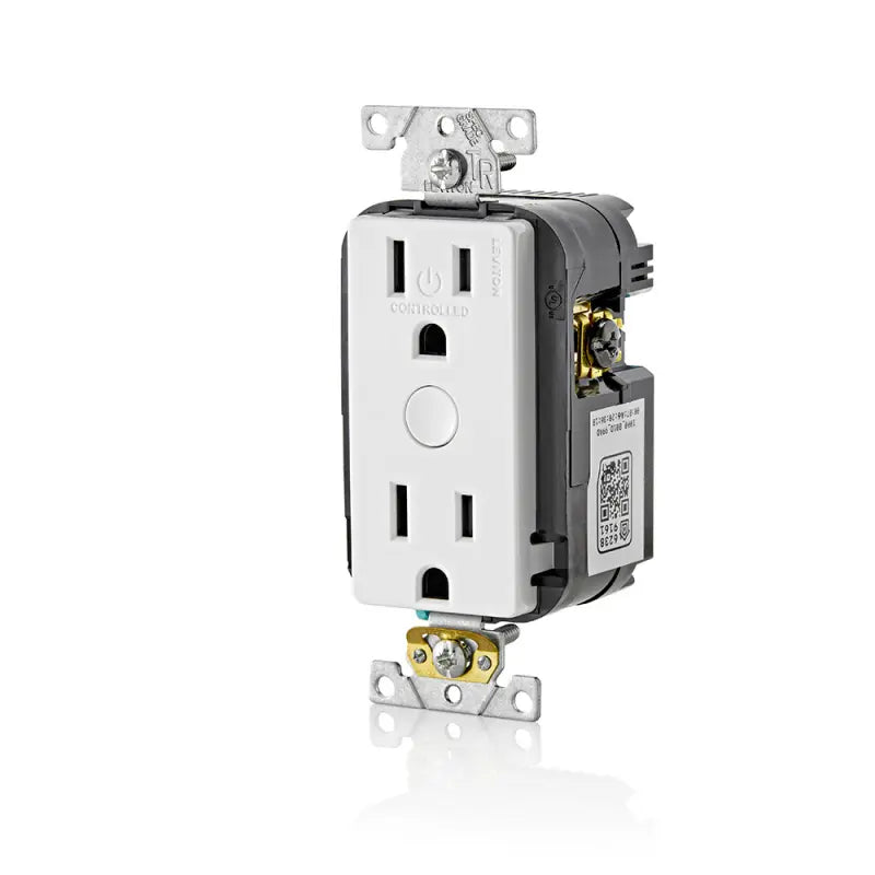 Leviton Decora Smart 2nd Generation WiFi Wall Receptacle, White