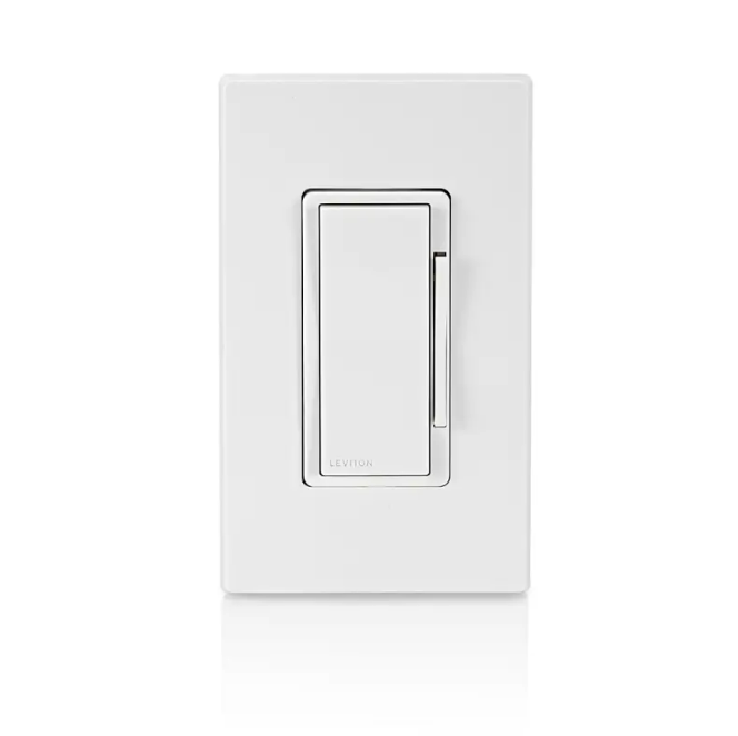 Leviton DN6HD-1BW Decora Smart WiFi No Neutral Dimmer (MLWSB-1BW Bridge Required)