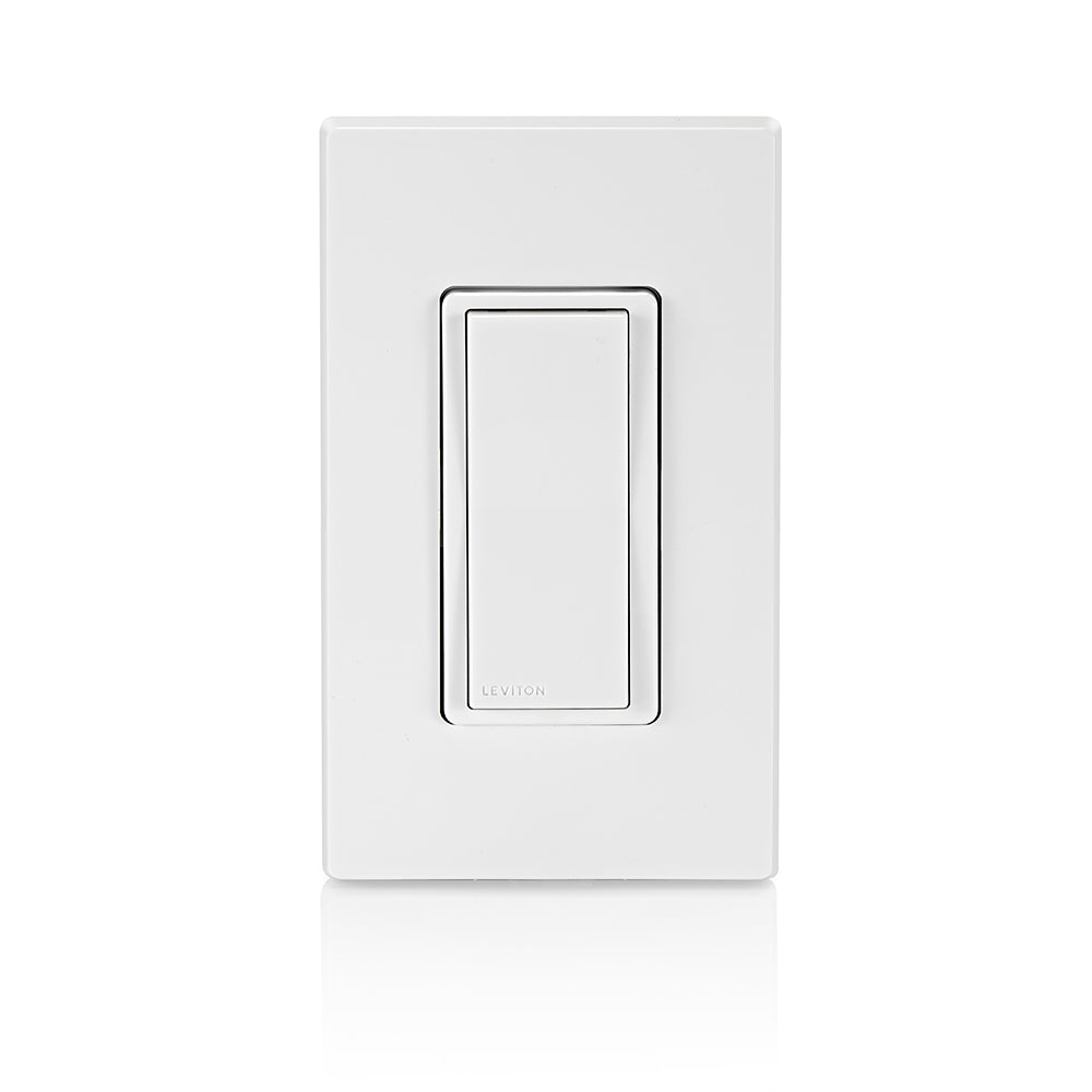 Leviton DN15S-1BW Smart WiFi No Neutral On Off Switch (MLWSB-1BW Bridge Required)