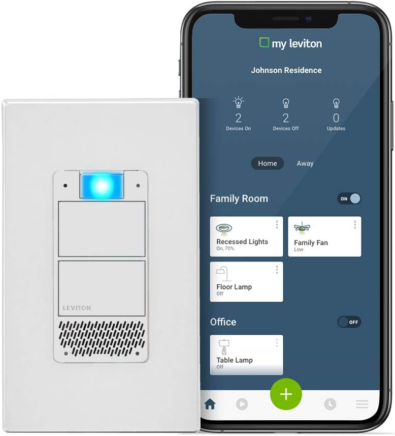 Leviton Decora Smart WiFi Voice Dimmer with Alexa Built In - evergreenly