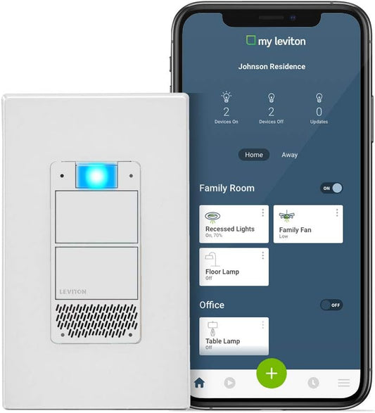 Leviton Decora Smart WiFi Voice Dimmer with Alexa Built In - evergreenly