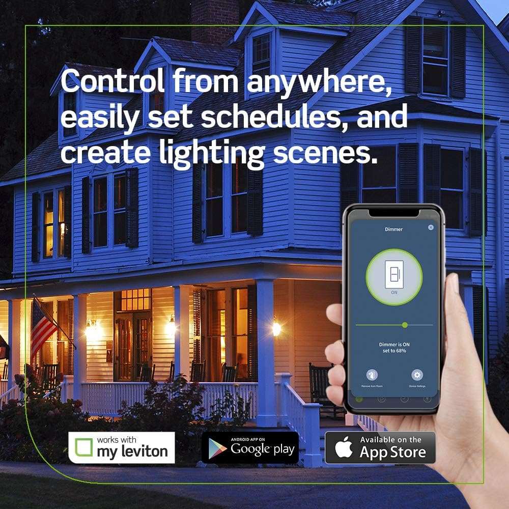 Leviton Decora Smart WiFi Voice Dimmer with Alexa Built In - evergreenly