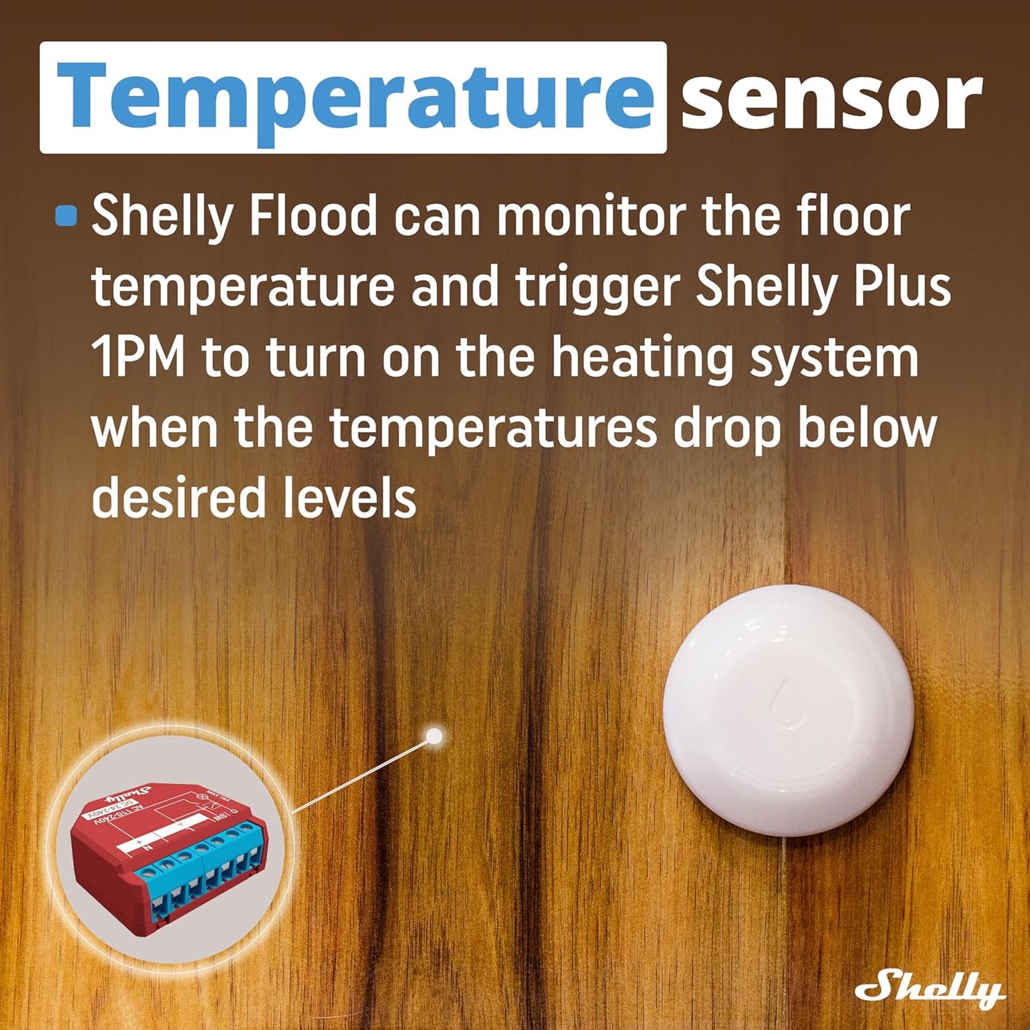 Shelly Flood Detector WiFi Water Sensor SHELLY-FLOOD