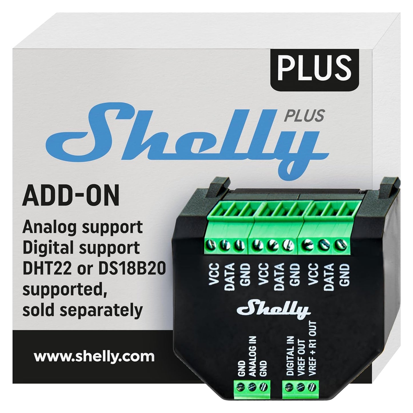 Shelly Plus Add-On Sensor Interface