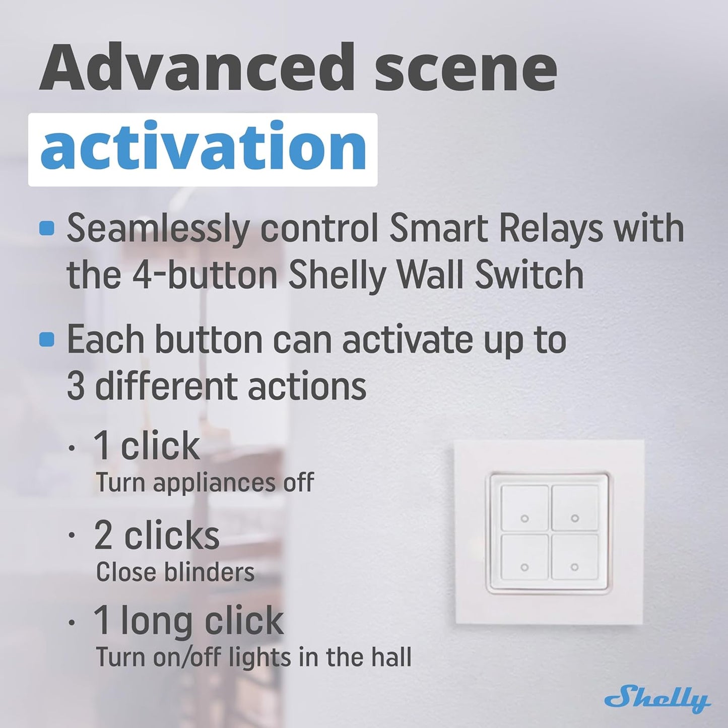 Shelly Plus i4 DC WiFi 4 Digital Inputs