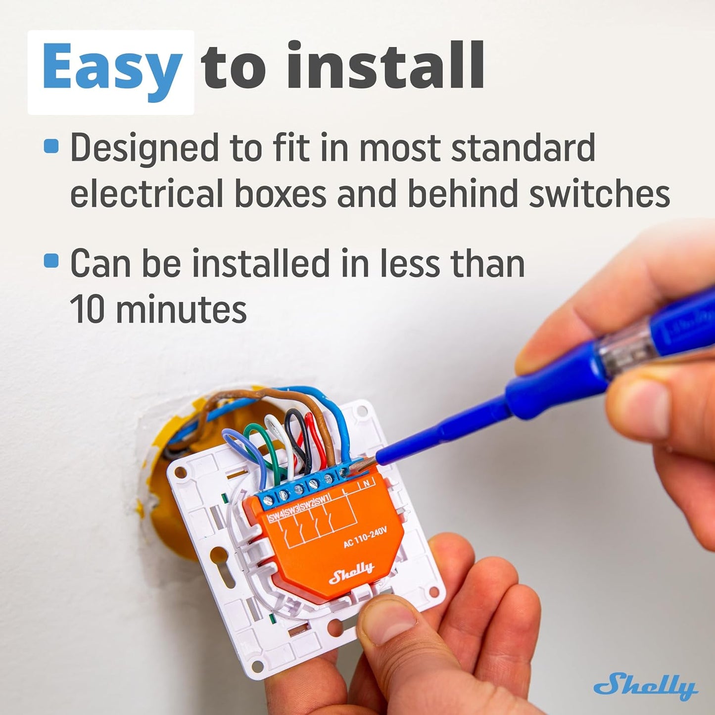 Shelly Plus i4 DC WiFi 4 Digital Inputs