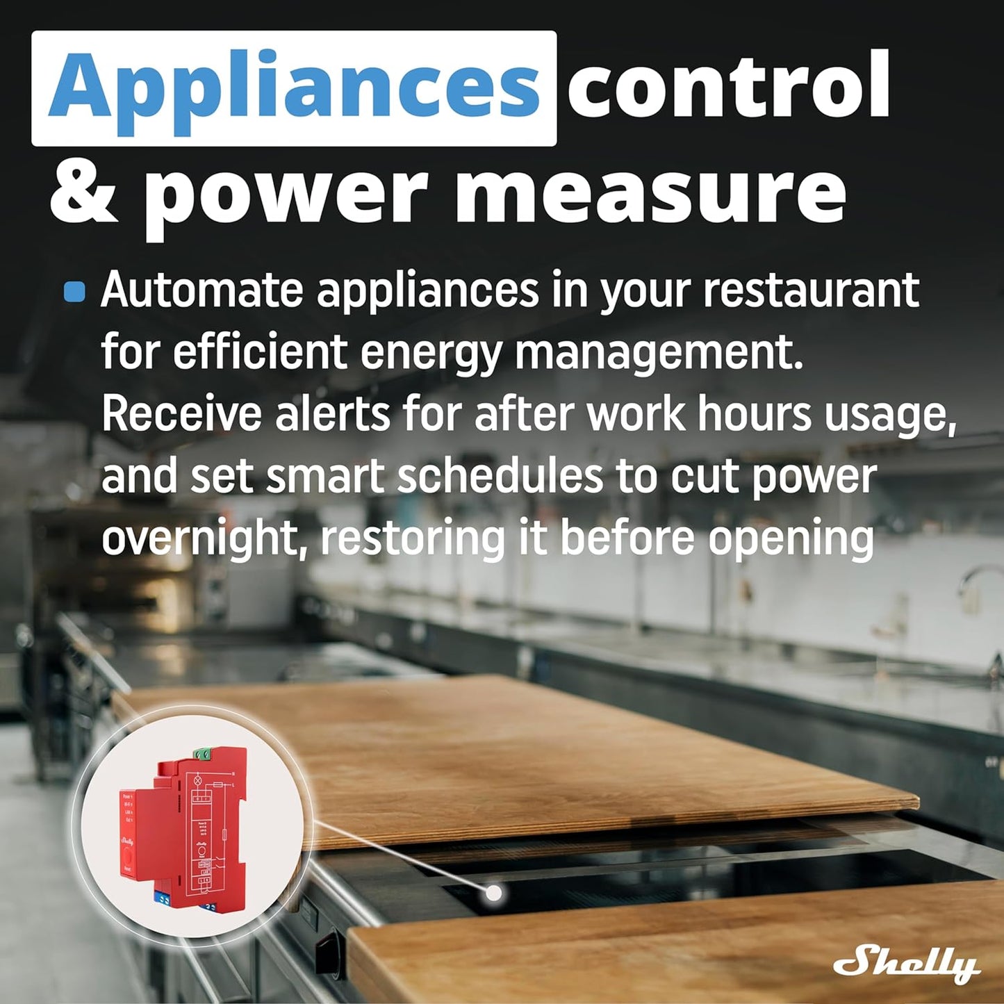 Shelly Pro 1PM WiFi / Ethernet DIN Rail Mount Smart Relay with Power Metering