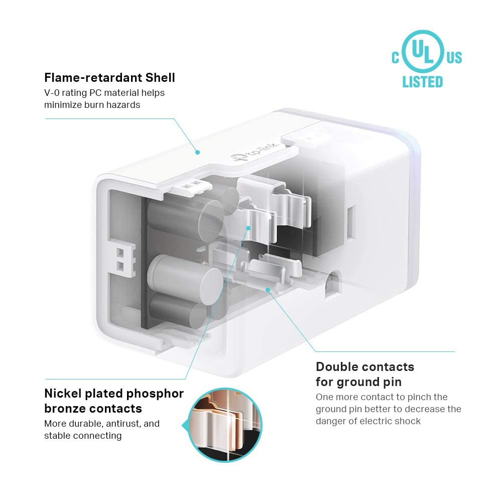 TPLink Kasa Matter WiFi Smart Plug with Energy Monitoring