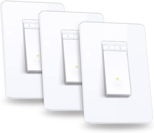 TPLink Kasa Smart WiFi Light Dimmer, 3 Pack